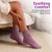 Cold Therapy Socks for Women - Purple Medium 7-11 - Pain Relief for Plantar Fasciitis, Neuropathy, Chemotherapy Recovery & Arthritis - Buy Online on GoSupps.com