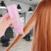 Sibba 2Pcs Root Comb Applicator Bottle 6 OZ Hair Oil Applicator Bottle for Hair Dye Bottle Applicator Brush with Graduated Scale Profssional Brush Applicator Comb Hairdressing Coloring Styling Tool Pink & White - Buy Online on GoSupps.com