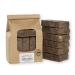 Coffee & Cocoa Natural Soap (exfoliating + for sensitive skin) 6 Bar Value Bag. Palm Free.