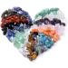 JSDDE Mineral Rock Variety Rough Raw Crystals Gemstone Meteorite Fragment Crystal Energy Healing Stone Box Gifts - Buy Online on GoSupps.com
