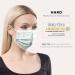 100pc Disposable Face Masks Made in Germany | Type IIR & CE Certified | Breathable Triple Layer | 99.78% Filtration | Elastic Earloops | Light Leaves Design - Buy Online on GoSupps.com