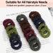 JessLab Spiral Hair Ties 20 Pcs - Traceless Phone Cord Hair Ties for Girls & Women - No Crease Spiral Bracelet Ponytail Holders - Dark Colored Fabric - Gift Set - Buy Online on GoSupps.com