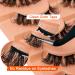 Cluster Natural Lashes D Curl Wispy Individual Strips False Eyelashes - Eefofnn DIY Lash Extensions Multipack - Buy Online on GoSupps.com