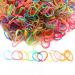 Hoyols Baby Hair Ties 1500 Pack - Thin Hair Elastics for Kids - Multi-Color Rubber Bands for Toddler Girls - Buy Online on GoSupps.com