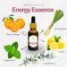 Essential Oil Blend for Energy Focus & Mood by Enhanced Essentials 100% Pure Slow-Distilled|Aromatherapy for Diffuser Massage & Shower|Uplifting Citrus & Mint Notes|1 fl oz (30 ml) Energy Essence - Buy Online on GoSupps.com