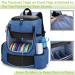 SLEAF Disc Golf Backpack - 24-26 Disc Capacity & Waterproof PU Material - Blue - Buy Online on GoSupps.com