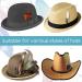 20 Pcs Assorted Hat Feathers for Fedora Hats - Colorful Real Feathers Accessories (Classic Style) - Buy Online on GoSupps.com