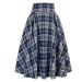 Women Maxirock Knielang Luftige Minirock WinterRock A-line casual skirt mini skirt winter skirt a line flower pattern fold rock casual elegant leisure skirt a line skirts marine xxl