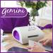 Gemini GEMMIDI-Acc-FOLD Midi Manual Die Cutting & Embossing Machine-Plastic Folder-2 Pack 6 x 9 Clear Single - Buy Online on GoSupps.com