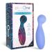 Plusone personal massage device for muscle relaxation 10 vibration settings waterproof body-safe silicone ultra-hygienic quick load USB cable premium periwinkle 1 piece
