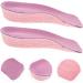 Beaupretty Height Increasing Insoles for Women & Men - Invisible Elevator Shoe Inserts | Comfortable Pink PU Support Pads - Buy Online on GoSupps.com