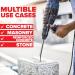 KSP-Tec 4pcs SDS-Plus Chisel Set for Rotary Hammers - Tile Chisel with Storage Case - Ideal for Masonry, Concrete, Brick, Stone - Buy Online on GoSupps.com