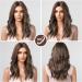 HAIRCUBE Brown Curly Synthetic Wig with Blonde Highlights for Women - Buy Online on GoSupps.com