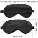 3Pack Silk Sleep Mask Eye Cover for Night Sleeping - Black Blue Purple - Buy Online on GoSupps.com