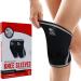 Nordic Lifting 7mm Neoprene Sleeves (Pair) for Hiking (USPA Approved) Durable Knee Compression Support for Hikers - Black XS X-Small Black