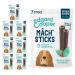 Edgard Cooper Dog Treats (Mint & Strawberry 7 Sticks x 8) Medium One Per Day Low Calorie Long Lasting Chew Fresh Breath