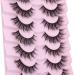 FANXITON 3D Fluffy Manga Cat Eye Mink Lashes - 7 Pairs Pack - Buy Online on GoSupps.com