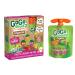 GoGo squeeZ Organic fruit & veggieZ Apple Mixed Berry Carrot 3.2 Ounce (4 Pouches) Gluten Free Vegan Friendly Unsweetened Recloseable BPA Free Pouches