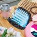 Stylish Menstruation Pad Bag with Zipper | Women's Napkin & Tampon Organizer - Perfect for Travel & Daily Use - Buy Online on GoSupps.com