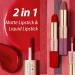 KUAILEGO Rose Gold 2-In-1 Matte Lipstick & Liquid Lipstick - Nude, Long-Lasting Waterproof Velvet Lip Gloss (01) - Buy Online on GoSupps.com