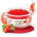 Bubble Tea Express - fruity popping boba pearl strawberry 490g |Bubble tea pearls with fruity taste |Vegan gluten -free lactose -free |Fruit juice beads with algae shell ...