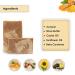 Tumeric Soap Bar with Bentonite Clay & Beta Carotene | Exfoliating Face & Body Cleanser for Acne & Eczema | Handmade Natural Brightening Mask | Tamed Lux Turmeric 5.2oz - Buy Online on GoSupps.com