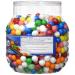 Rain-Blo Bubble Gum Balls 53 oz Jar - Classic Assorted Fruit Flavors - Buy Online on GoSupps.com