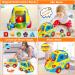 Kaloisyhe Baby Toys - Shape Sorting Bus for 1-Year-Old Girls | Fun Educational Toy for 6-18 Months | Musical Animal Noises | Perfect Gift for Toddlers 1-3 Years - Buy Online on GoSupps.com