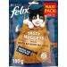 FELIX Tasty Nuggets cat snack with chicken and duck pack of 6 (6 x 180g) chicken duck