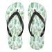 Mnsruu Tropical Cactus Plants Flip Flops Green Size M Large Multicolor