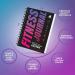 Clever Fox Fitness Journal - Daily Workout Log for Women and Men | Spiral-Bound A5 Planner with Laminated Cover | Thick Pages | Pink & Dark Purple - Buy Online on GoSupps.com