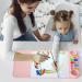 MOHOPE Large Silicone Painting Mat 20x11 - Non Stick Art Mat for Crafts, Drawing, Painting, Clay, Resin - Silicone Cup Included - Pink - Buy Online on GoSupps.com