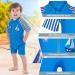 Juicy Bumbles Baby Swimsuit - One Piece Toddler Swimming Costume | Sail Boat Design | 4-5 Years - Buy Online on GoSupps.com