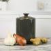 Stoneware Garlic Keeper Canister - Boston Warehouse Grey Reactive Glaze | Shop Now - Buy Online on GoSupps.com