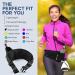 Athle Sport Running Belt with Vertical Bottle Pocket Black - Buy Online on GoSupps.com