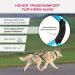 LASALINE Dog Harness X Back | Canicross Dogscooter & Bikejoring | XL Black & Light Blue - Perfect for Active Dogs - Buy Online on GoSupps.com