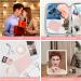 TopWigy Rechargeable Makeup Mirror with 72 LED Lights | Touch Screen Vanity Mirror with 3x/5x Magnification | 3 Color Light Modes | Pink - Buy Online on GoSupps.com