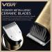 VGR Cordless Hair Clippers for Men Professional with Precision Switch - Turbo Mode - Ceramic Blades - Mens Hair Cutting Kit for Barber - Rechargeable Beard Trimmer - Buy Online on GoSupps.com