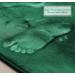 Clara Clark Hunter Green Memory Foam Bathroom Mats Set - Soft Non-Slip Absorbent - 3-Piece Small/Large/Contour - Buy Online on GoSupps.com