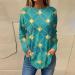 Elegant Women's Loose Long Sleeve Blouse - Casual Office Tunic & Sweater in Green - Buy Online on GoSupps.com