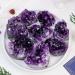 Natural Crystal Rough Natural Amethyst Geode Decor Heart-Shaped Quartz Crystal Cluster Amethyst Cluster Ornamental Specimens Creative Home Decoration Crafts 2in (Size : 2.4in) - Buy Online on GoSupps.com
