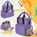 LUXJA Nail Polish Organizer | Holds 70 Bottles & Lamp | Purple Case with Bags & Pockets | Tools Storage | Patent Pending - Buy Online on GoSupps.com