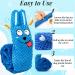 CIIVURR Interactive Squeaky Dog Puzzle Toy - IQ Training Snuffle Toy for Small, Medium, and Large Dogs (Blue Rabbit) - Buy Online on GoSupps.com