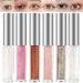 Erinde Liquid Glitter Eyeliner Eyeshadow  Shimmer Metallic Liquid Eye Shadow  Long Lasting  Easy to Apply  Quick Drying  Loose Glitter Glue for Korean Sparkle Tear Drop Makeup  6PCS