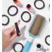 Soul Project Black Hair Ties - 50 Pack 8mm No Metal Elastic Bands for All Hair Types | Ideal for Ponytails Buns School Work & Gym - Buy Online on GoSupps.com