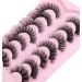 Fox Eyes 7 Styles Mixed Mink Lashes | 8D Volume Dramatic False Eyelashes by Lvmixwig - Buy Online on GoSupps.com