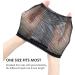 Yamel Mesh Wig Cap Net 4 Pieces - Black Hair Mesh Net Wig Caps for Women Men Kids - Buy Online on GoSupps.com
