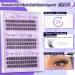 Self Adhesive Lashes Clusters - Fluffy Wispy Eyelash Extensions | Reusable Press On Lashes | No Glue Needed | 10-14mm C Curl | 126pcs by Yawamica - Buy Online on GoSupps.com