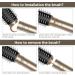 6 in 1 Airstyler Set - Negative Ion Hair Styler & Warm Air Brush | Perfect Christmas Gift | Round Blow & Smooth Brushes - Buy Online on GoSupps.com