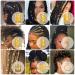Lucomb 220-Piece Gold Hair Jewelry Set for Braids & Dreadlocks - Metal Cuff Clips Rings & Accessories for Women - Buy Online on GoSupps.com